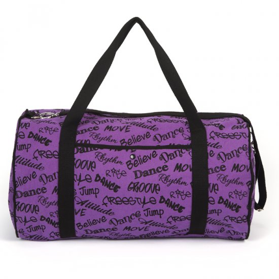 Purple Oversized Street Dance Duffle Bag