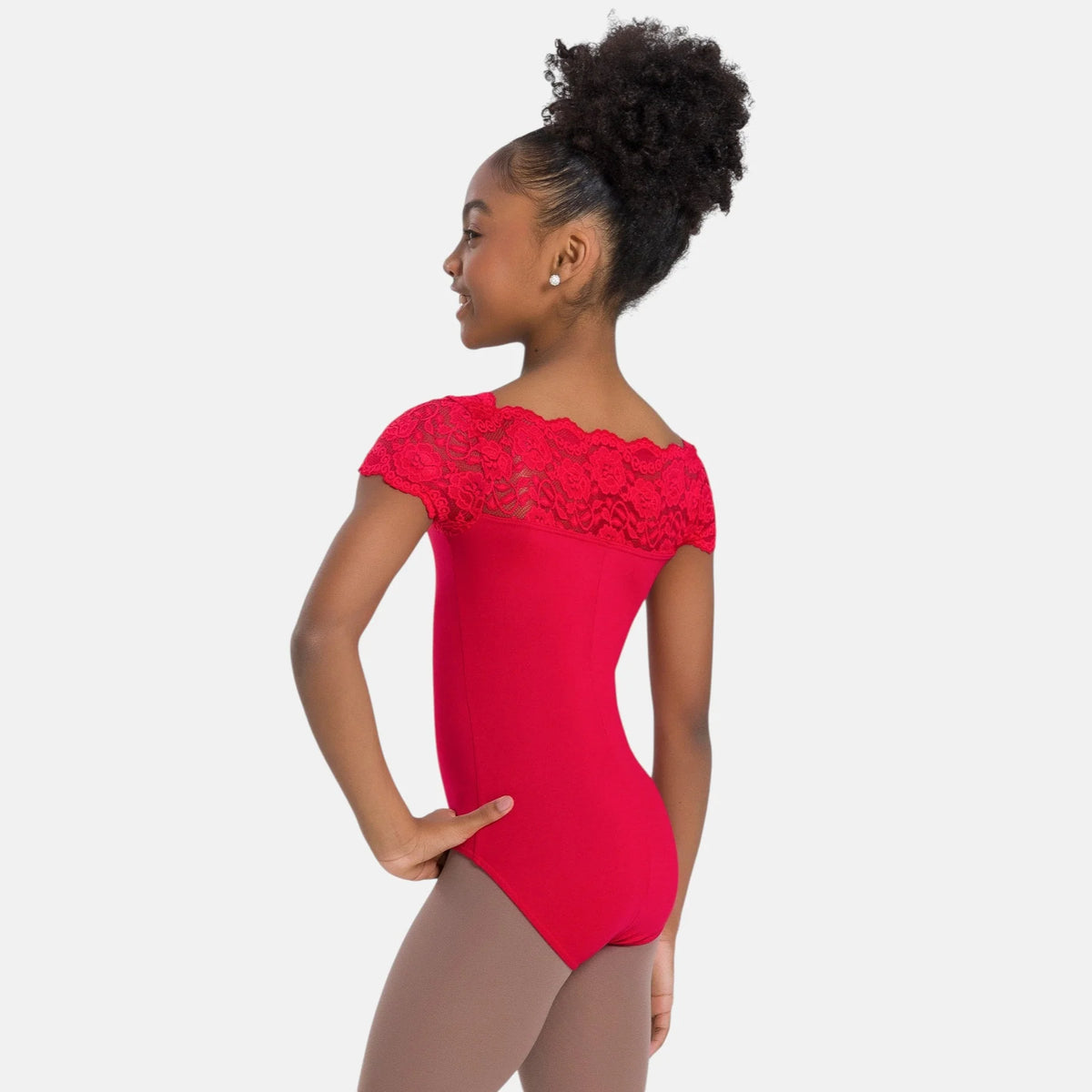 So Dança - Tilly Child Cap Sleeve Leotard with Lace