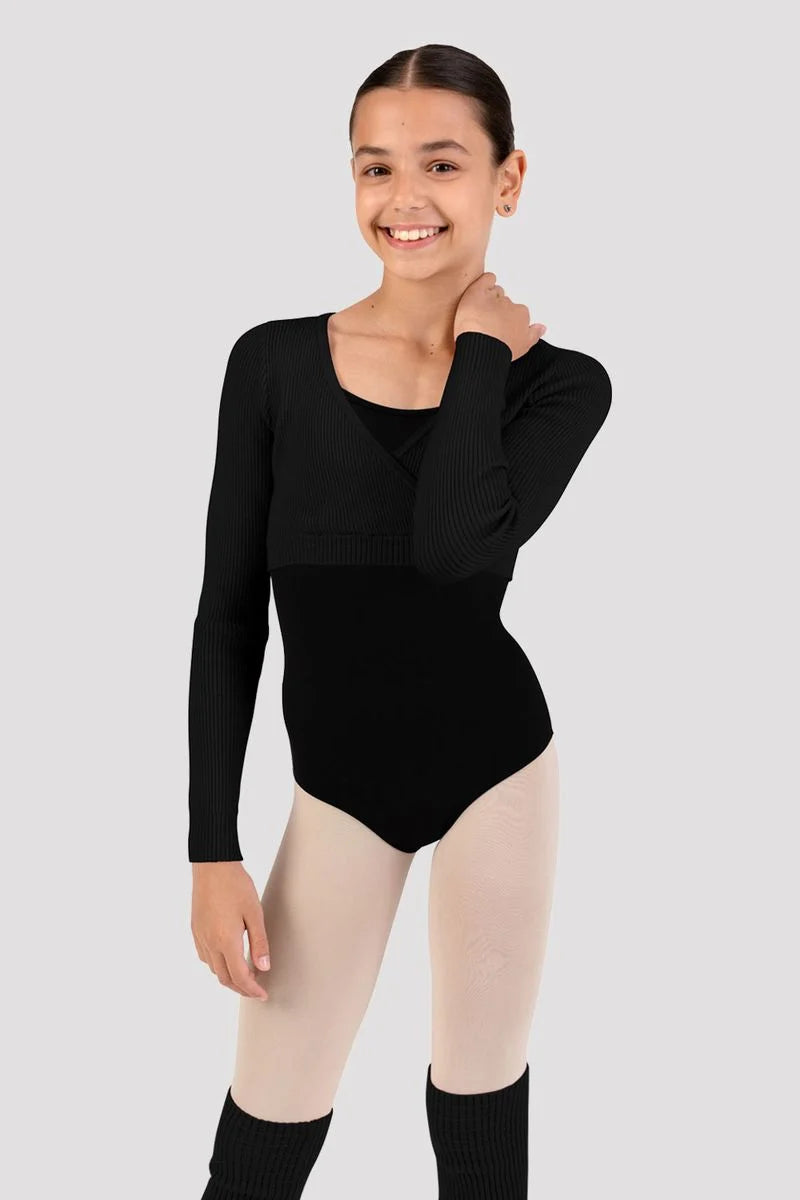 Bloch - Girls Knit Wrap Top